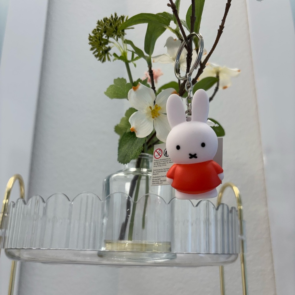 Cute Miffy🐰Bunny Keychain with orange shirt